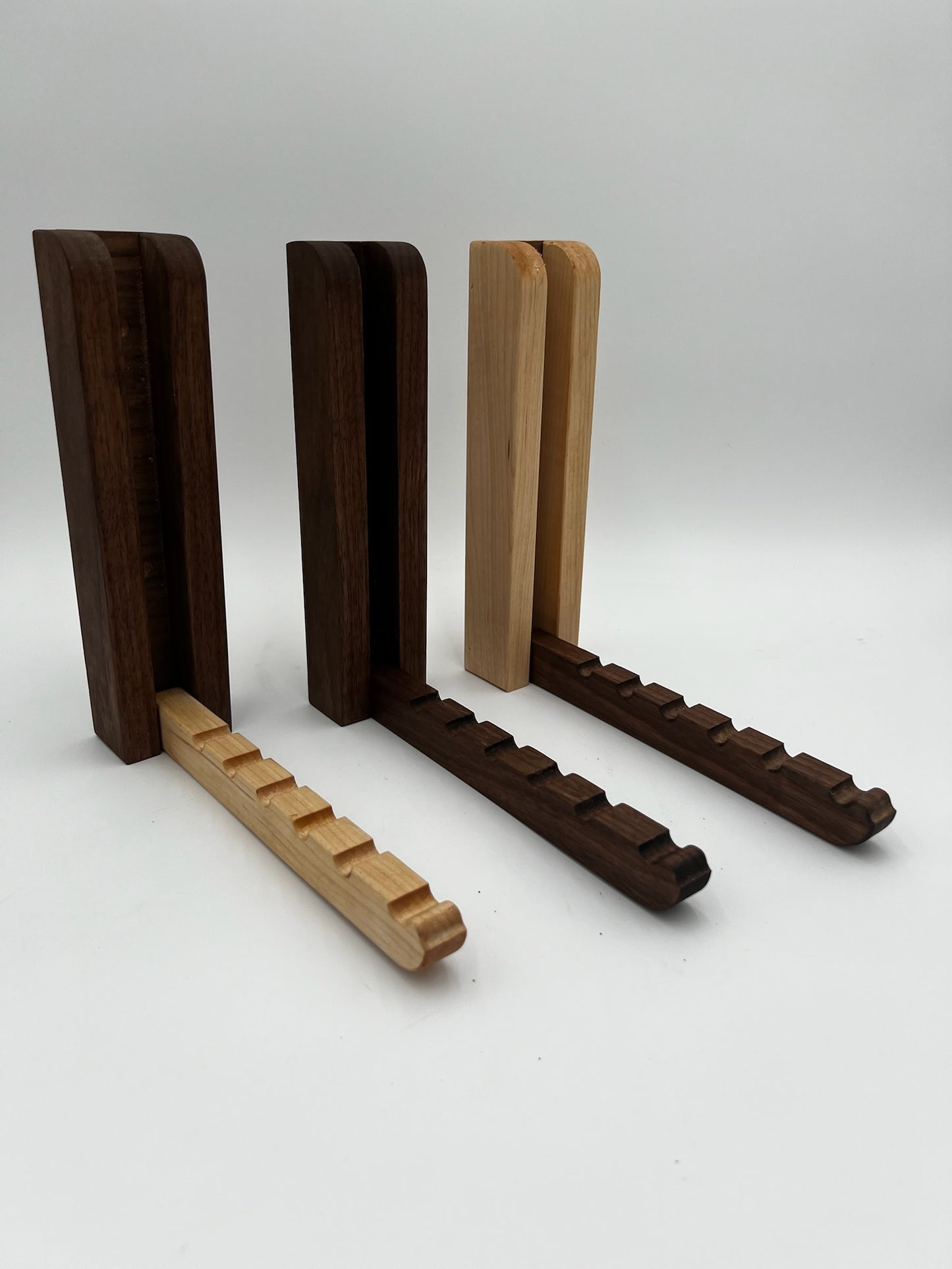 Space Saving Wooden Wall-Mounted Coat Hanger