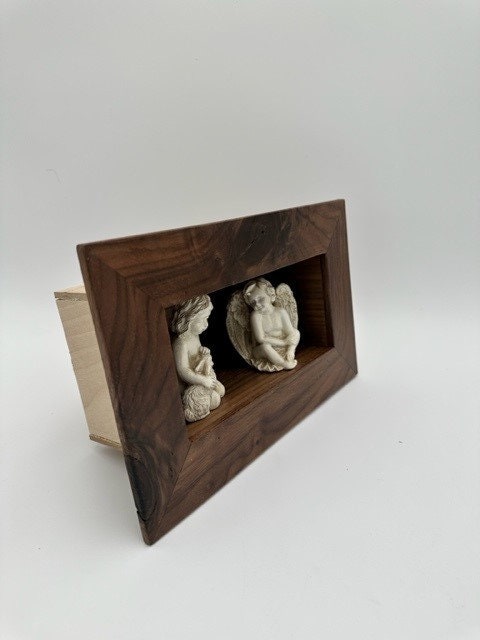 Handcrafted Customizable Wooden Recessed Wall Niche/ display nook