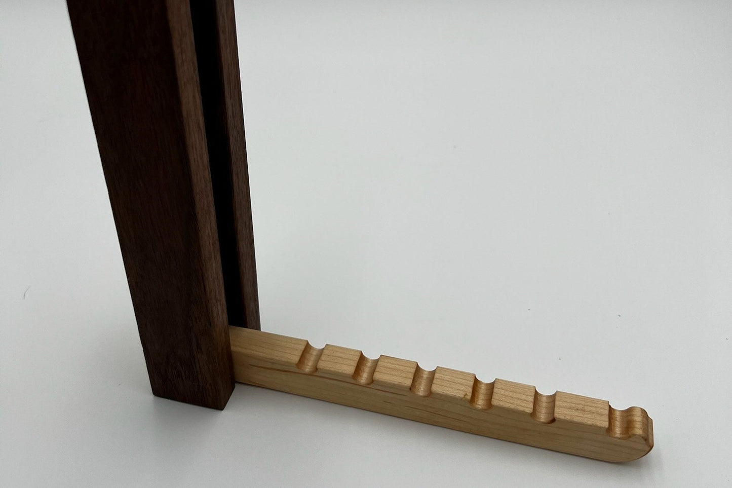 Space Saving Wooden Wall-Mounted Coat Hanger