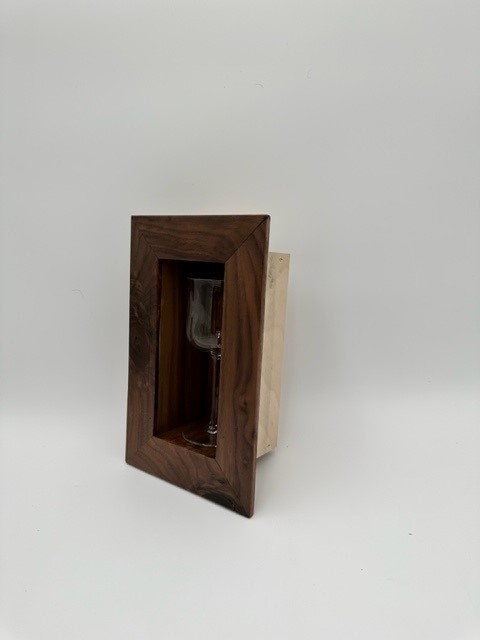 Handcrafted Customizable Wooden Recessed Wall Niche/ display nook